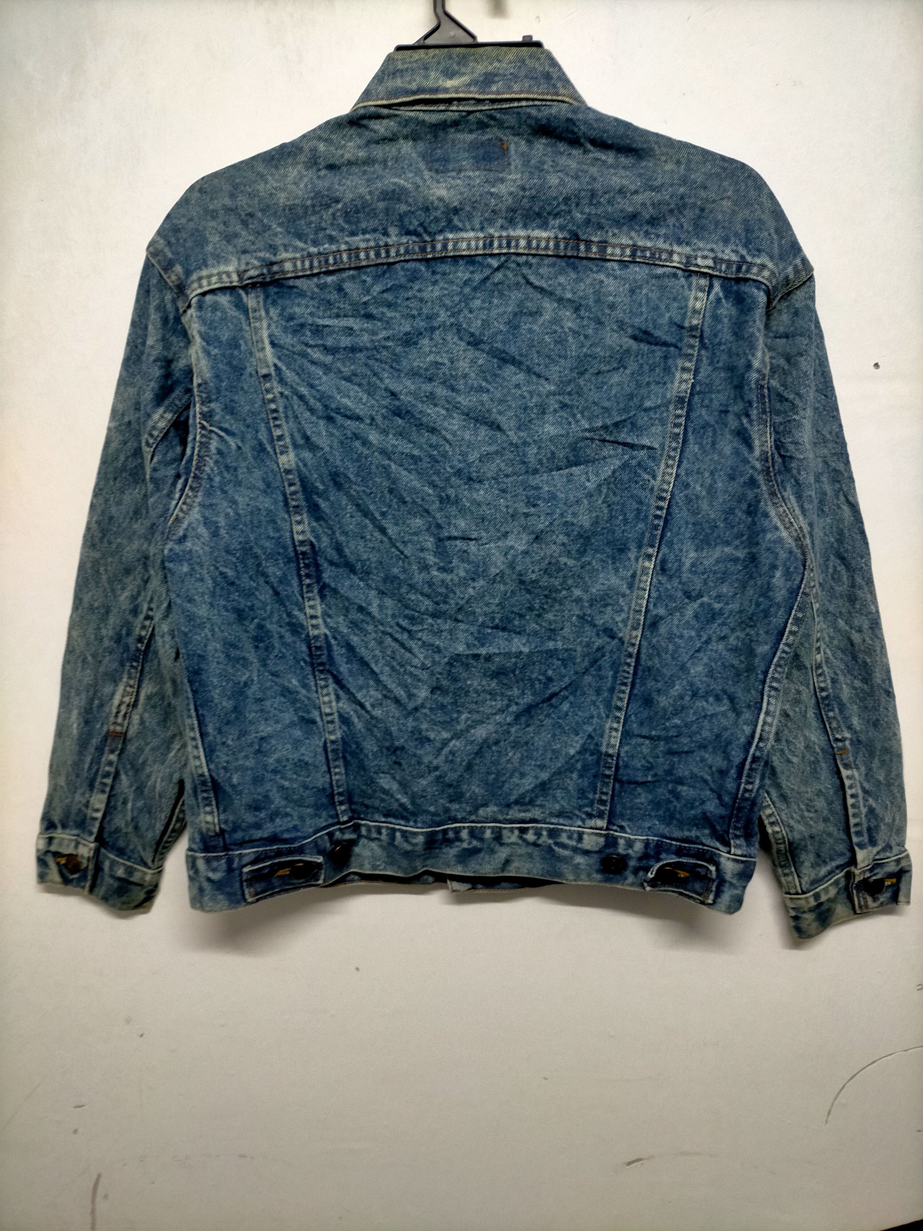 Levi's × Vintage Vintage 80s Levis 507 Acid Wash Trucker Jacket Size US M / EU 48-50 / 2 - 9 Thumbnail