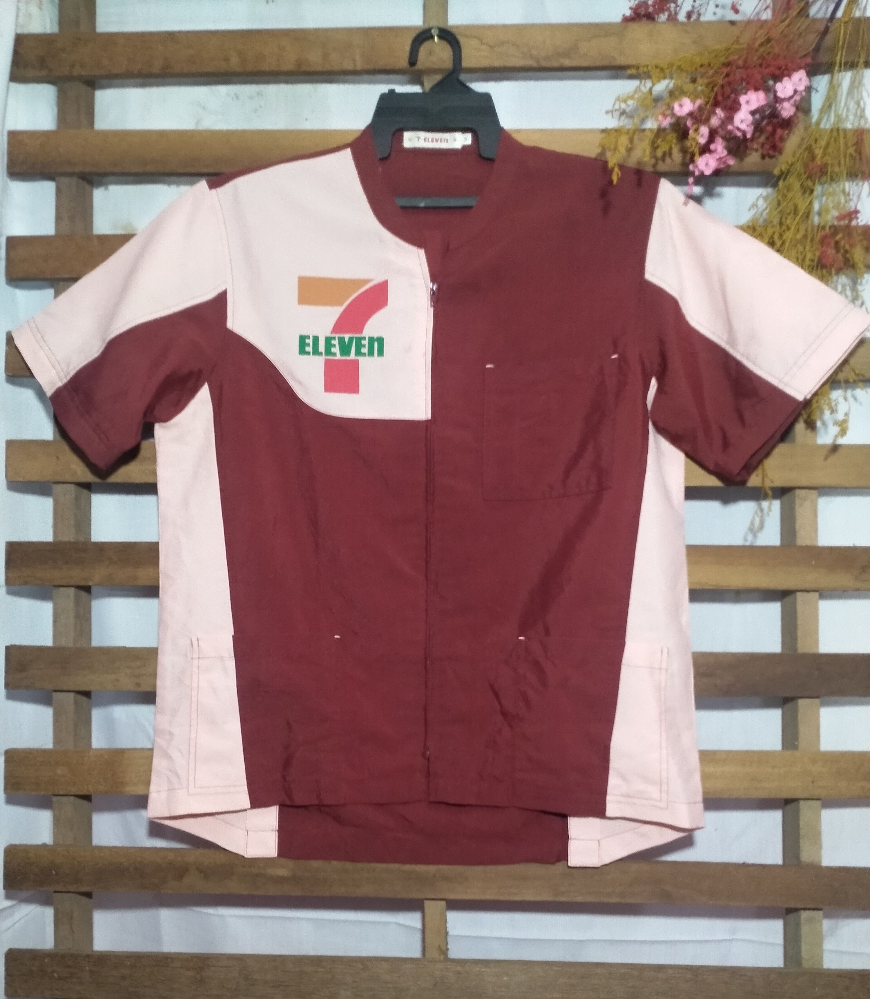 Japanese Brand 90's 7 ELEVEN JAPAN UNIFORM ZIPPER WORKWEAR Size US M / EU 48-50 / 2 - 1 Thumbnail