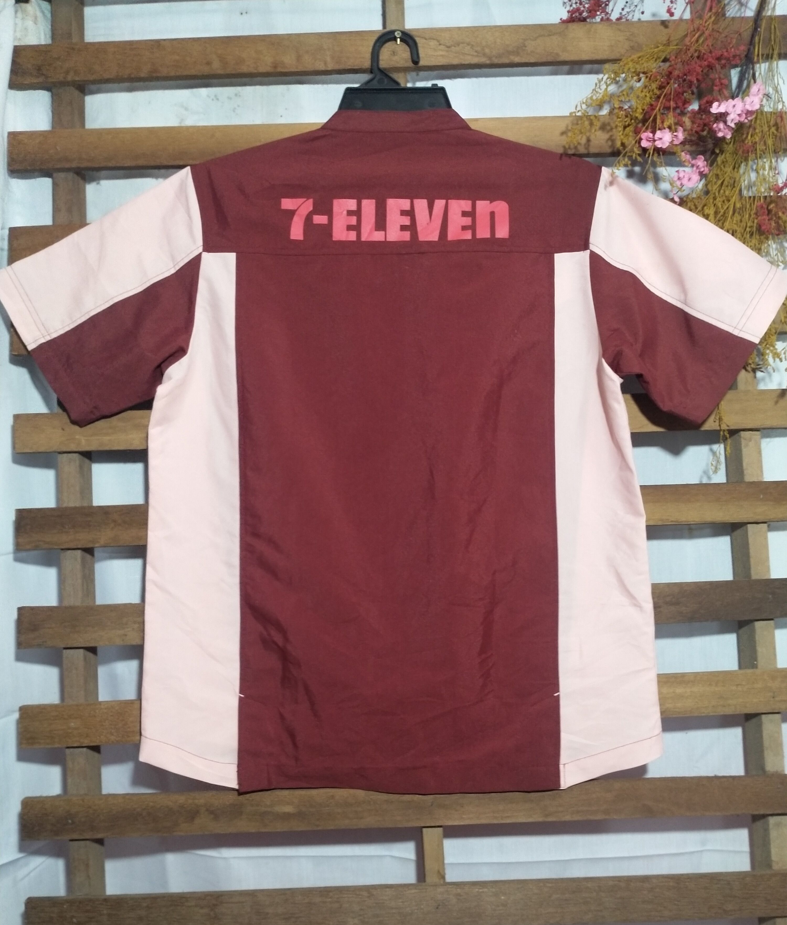 Japanese Brand 90's 7 ELEVEN JAPAN UNIFORM ZIPPER WORKWEAR Size US M / EU 48-50 / 2 - 5 Thumbnail