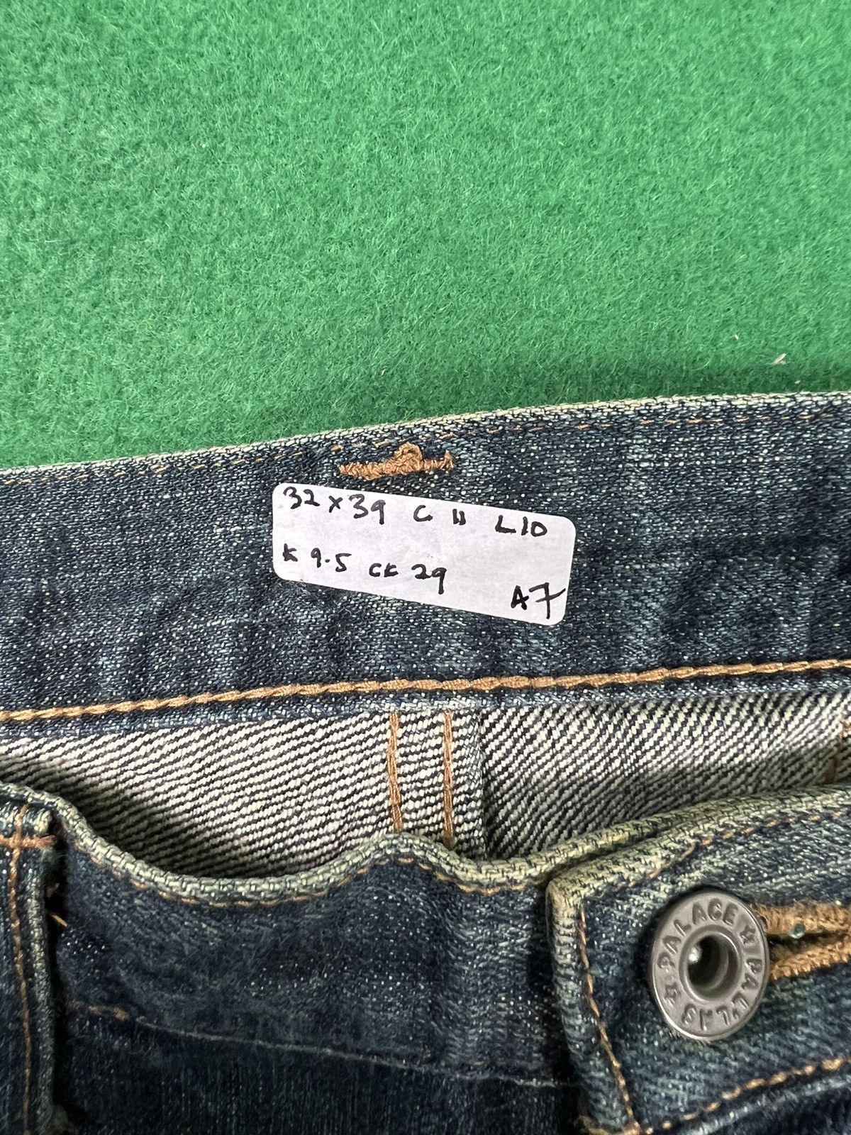 Vintage PALACE PAL LAC Selvedge Denim Designer Japan