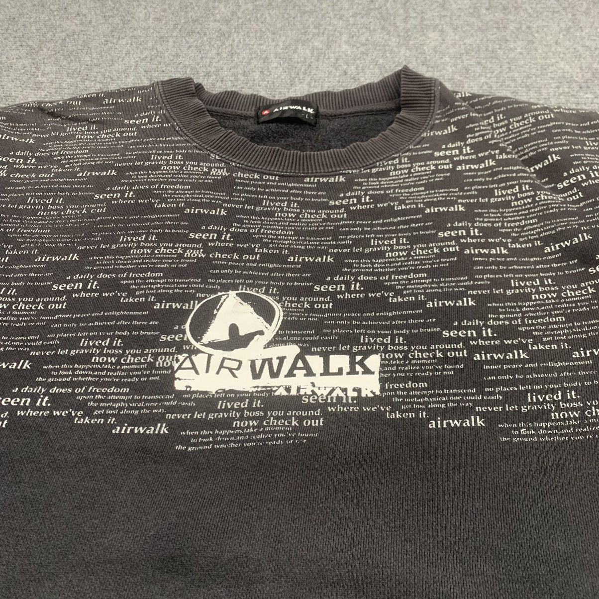 Sunfaded Black Vintage Airwalk Sweatshirt