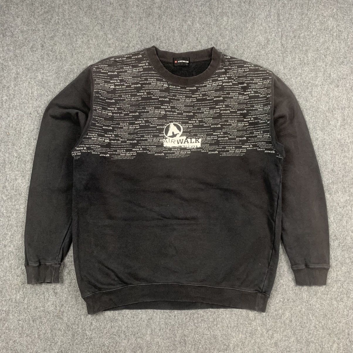 Sunfaded Black Vintage Airwalk Sweatshirt