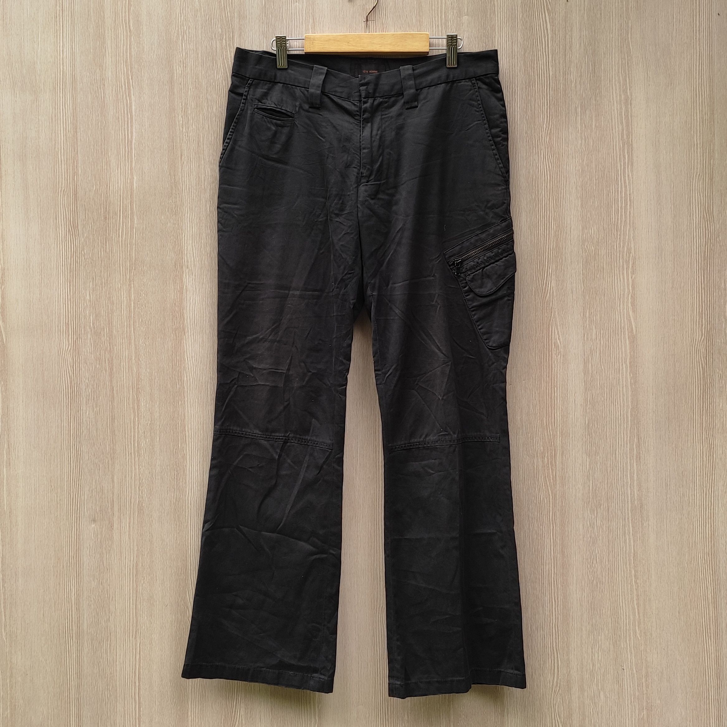 Issey Miyake Tete Homme Flared Cargo Pants Size US 32 / EU 48 - 1 Preview