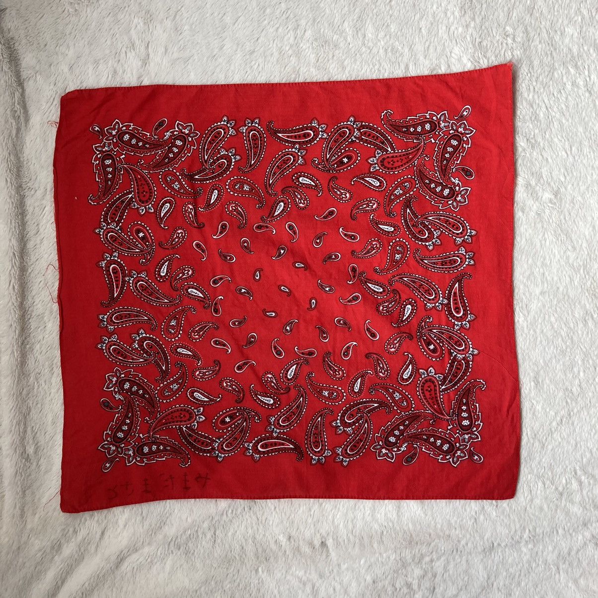 Japanese Brand 5 Pieces Cotton Bandana Scarves Size ONE SIZE - 5 Thumbnail