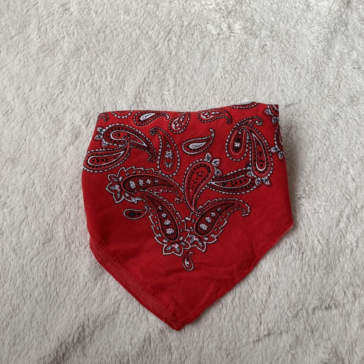 Japanese Brand 5 Pieces Cotton Bandana Scarves Size ONE SIZE - 4 Thumbnail
