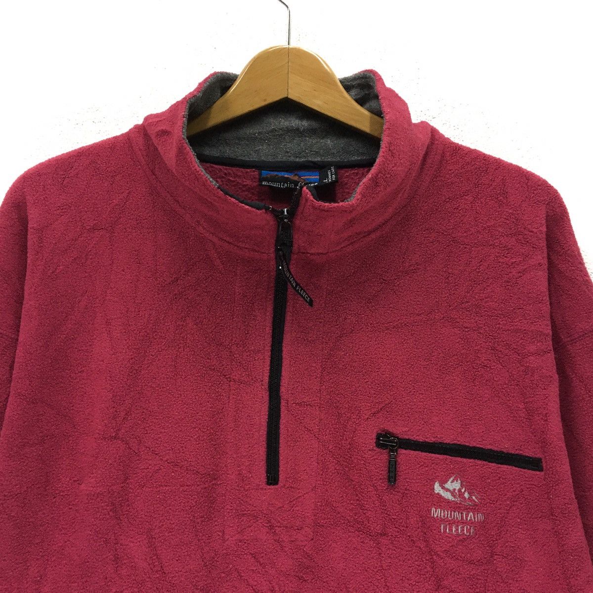 Japanese Brand Mountain Fleece Half Zip Small Logo Sweatshirt Size US L / EU 52-54 / 3 - 4 Thumbnail