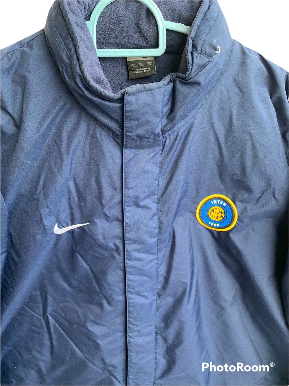 Nike × Vintage VINTAGE NIKE INTER MILAN COACH JACKET Size US L / EU 52-54 / 3 - 6 Thumbnail