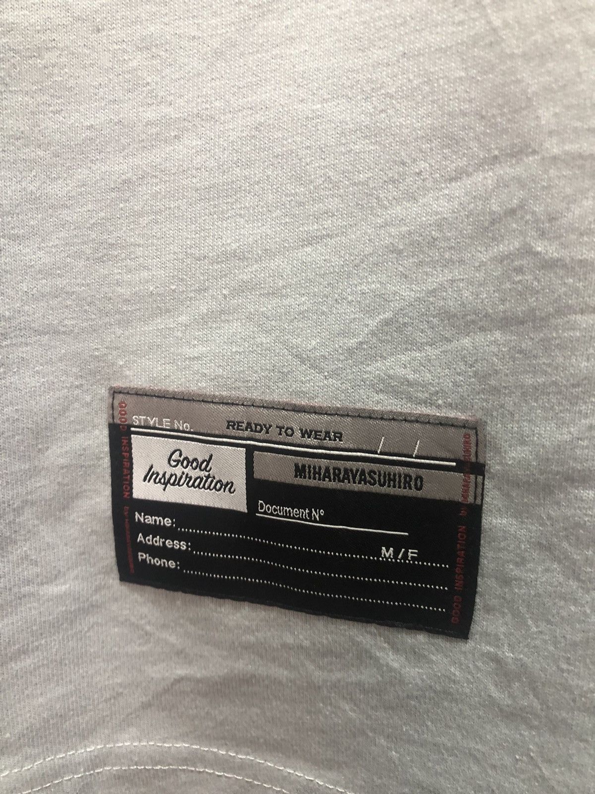 Maison MIHARA YASUHIRO MIHARAYASUHIRO T Shirt Good Inspiration Communication GU Size US M / EU 48-50 / 2 - 3 Thumbnail