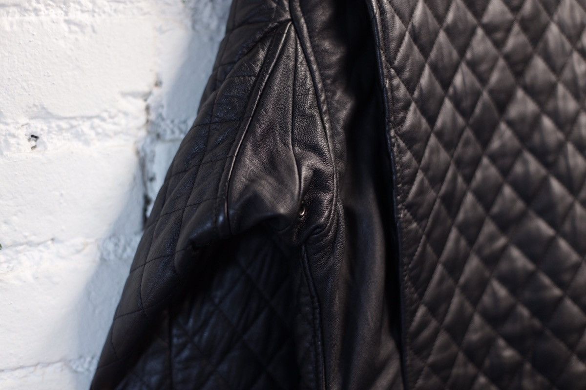 Corpus Corpus Quilted Leather Bomber Jacket Size US M / EU 48-50 / 2 - 8 Thumbnail