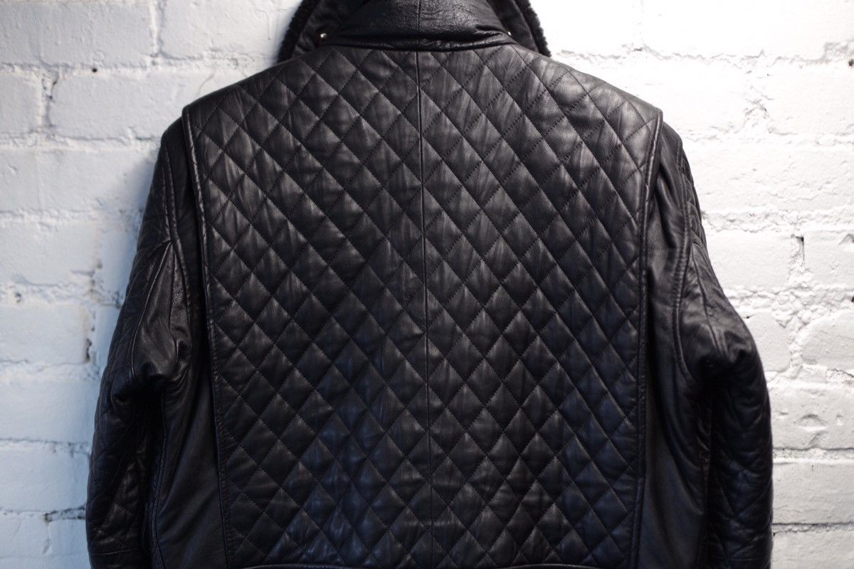 Corpus Corpus Quilted Leather Bomber Jacket Size US M / EU 48-50 / 2 - 9 Thumbnail