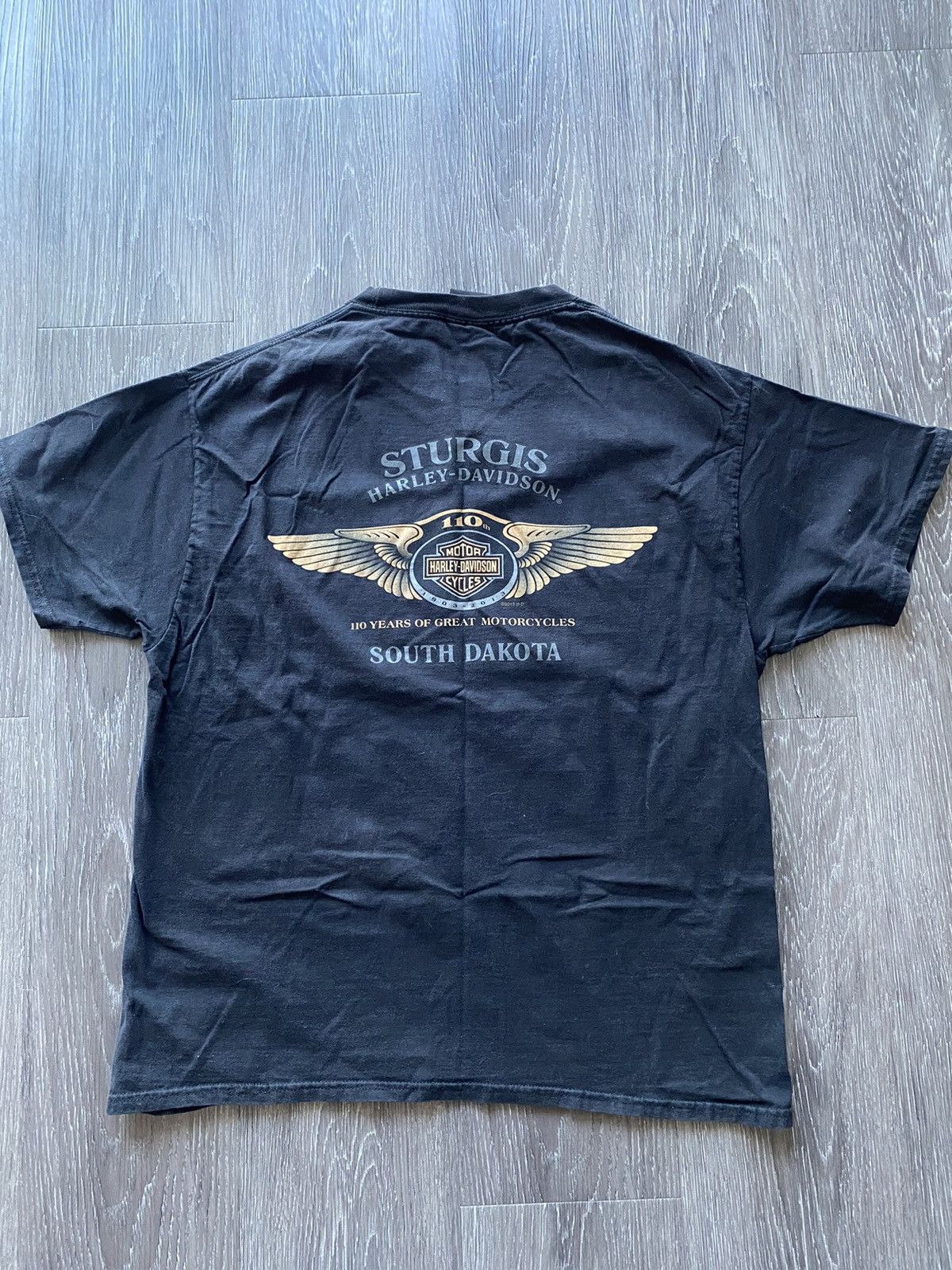 Harley Davidson Harley Davidson T Shirt Black South Dakota Size US M / EU 48-50 / 2 - 7 Thumbnail