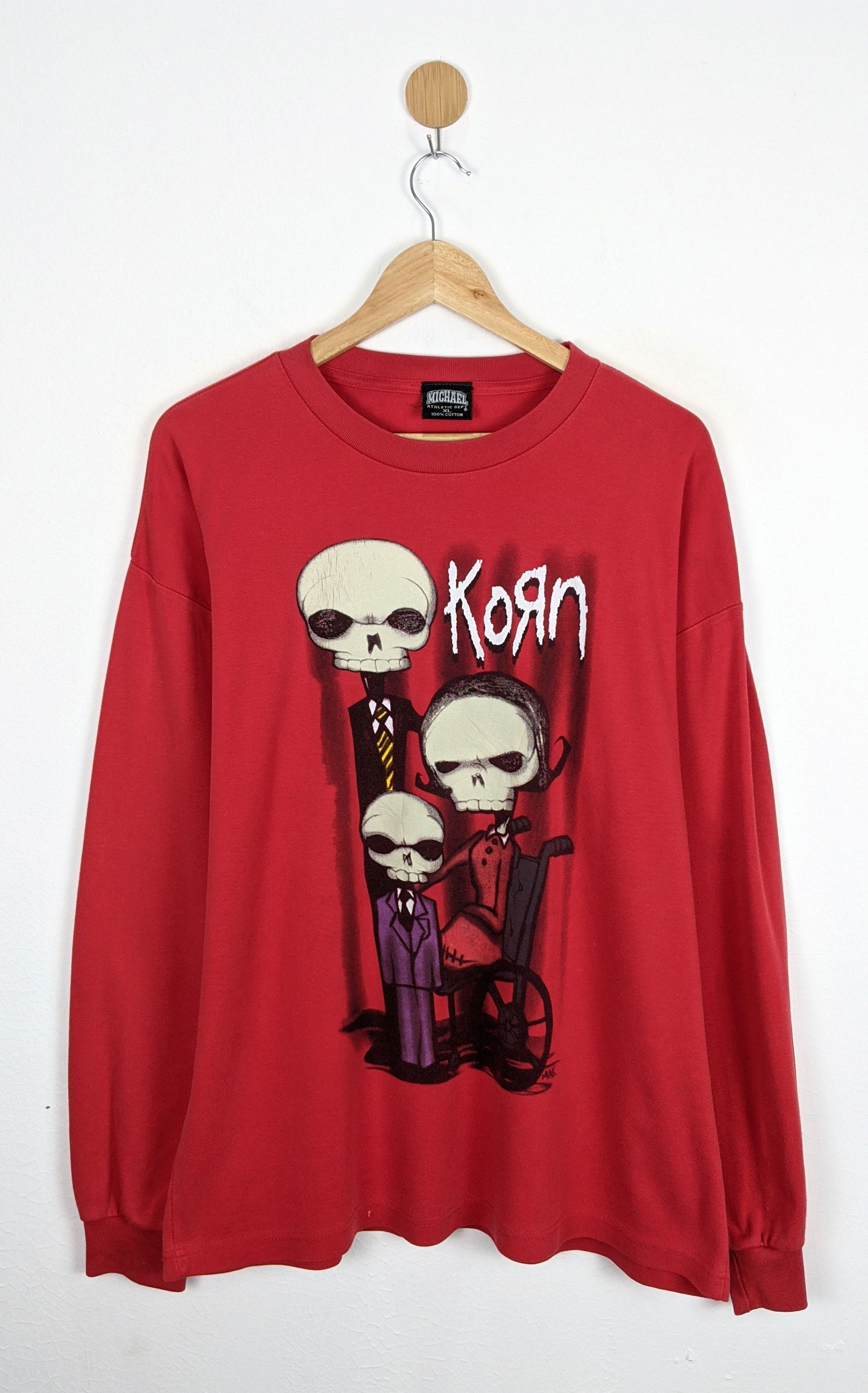 Vintage Korn Follow the Leader 1993 Munk bootleg shirt