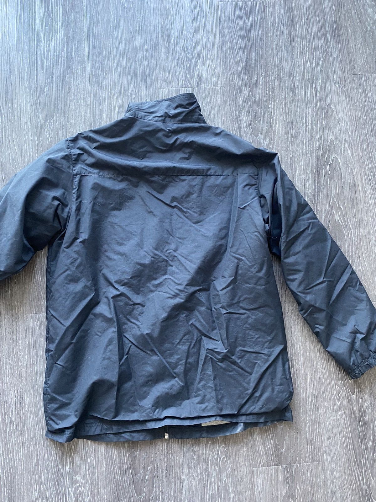 Nike Vintage Nike Zip Jacket Black Blue Swoosh Silver Tag Size US L / EU 52-54 / 3 - 9 Thumbnail