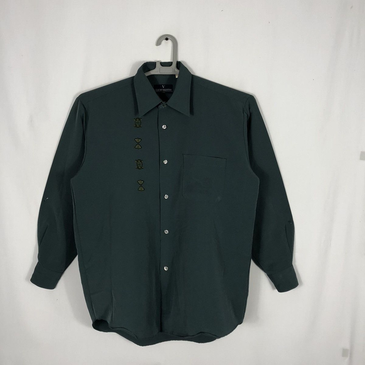 Designer × Vintage Claudio Valentino Nice Silk Button Shirts For Women Size ONE SIZE - 1 Thumbnail