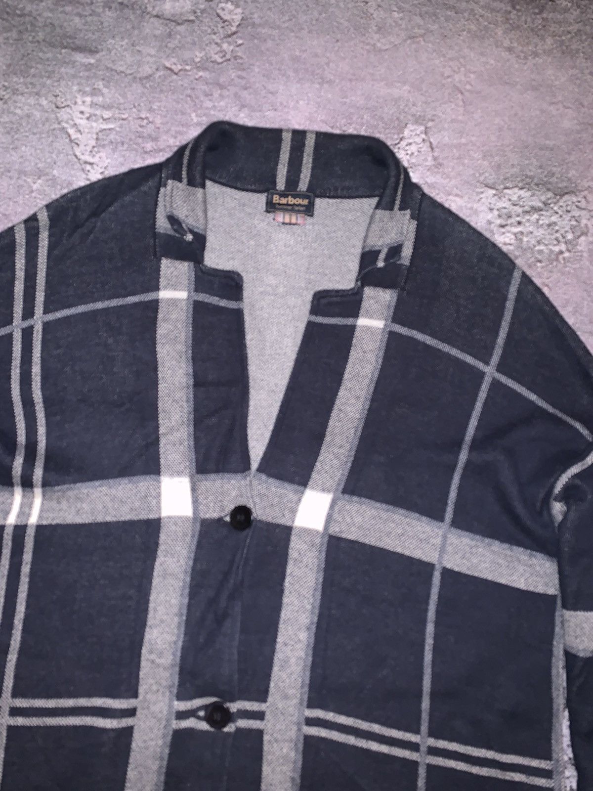 Barbour × Vintage Barbour knitted pullover sweater cardigan coat jacket mantle Size M / US 6-8 / IT 42-44 - 3 Thumbnail