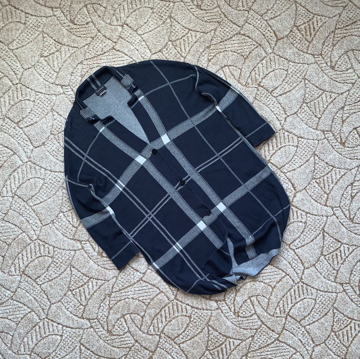 Barbour × Vintage Barbour knitted pullover sweater cardigan coat jacket mantle Size M / US 6-8 / IT 42-44 - 4 Thumbnail