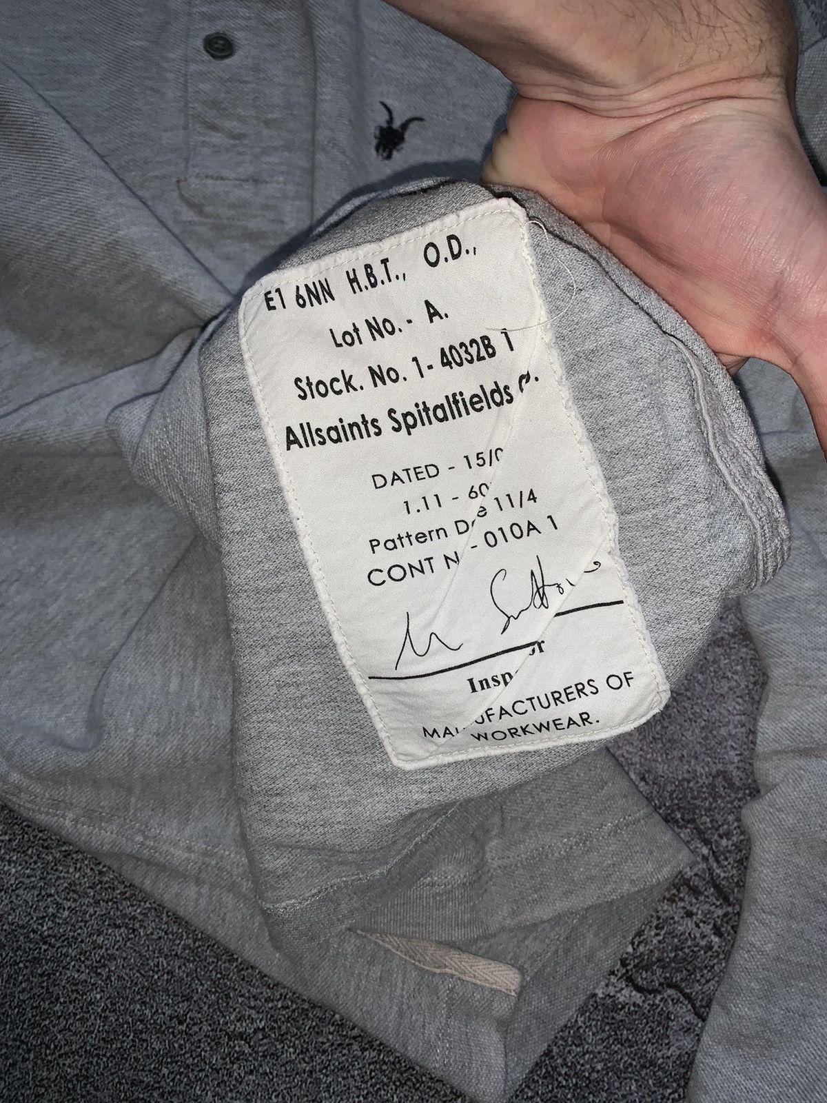 Allsaints × Vintage Allsaints long sleeve Rugby polo sweatshirts sweaters luxury Size US S / EU 44-46 / 1 - 7 Thumbnail