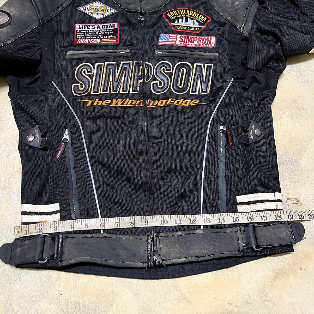 Sports Specialties Simpson Racing Biker Jacket Size US M / EU 48-50 / 2 - 15 Thumbnail