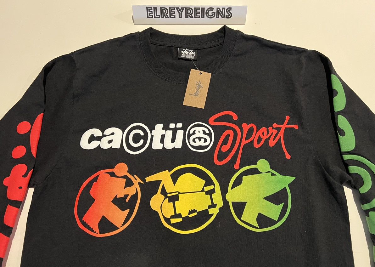 Cactus Plant Flea Market × Stussy Stussy X CPFM Sport Long Sleeve Tee Shirt Size US S / EU 44-46 / 1 - 5 Thumbnail