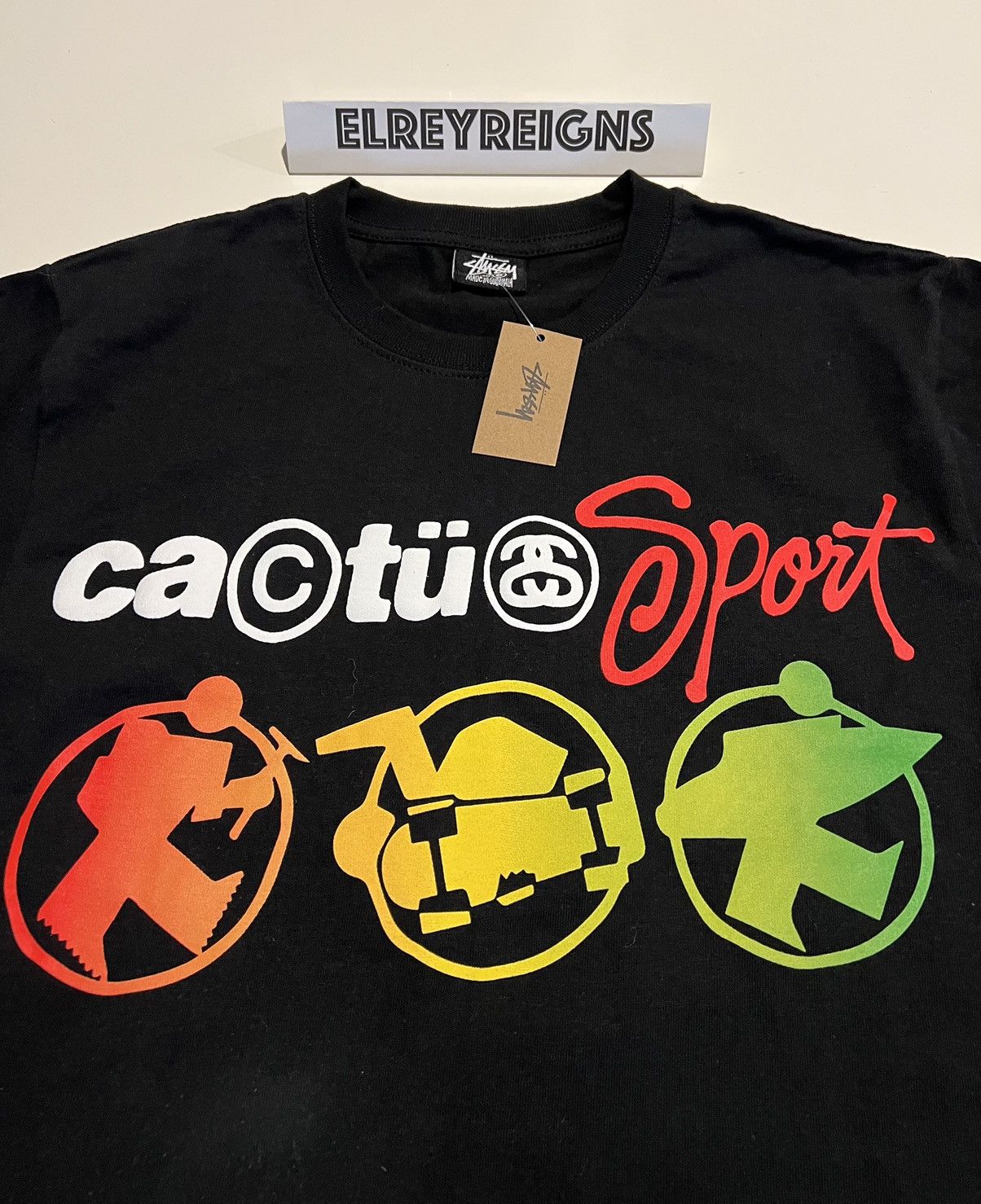 Cactus Plant Flea Market × Stussy Stussy X CPFM Sport Long Sleeve Tee Shirt Size US S / EU 44-46 / 1 - 4 Thumbnail