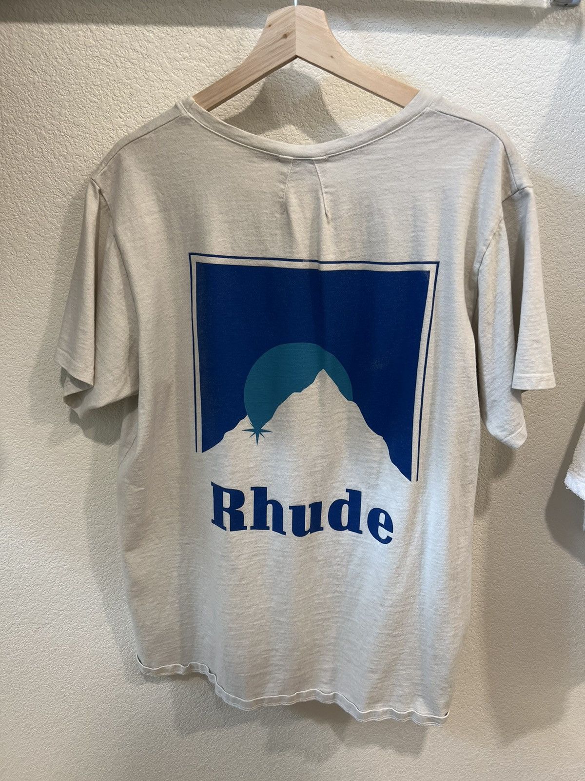 Rhude Rhude Moonlight tee Ssense beige M Size US M / EU 48-50 / 2 - 2 Thumbnail