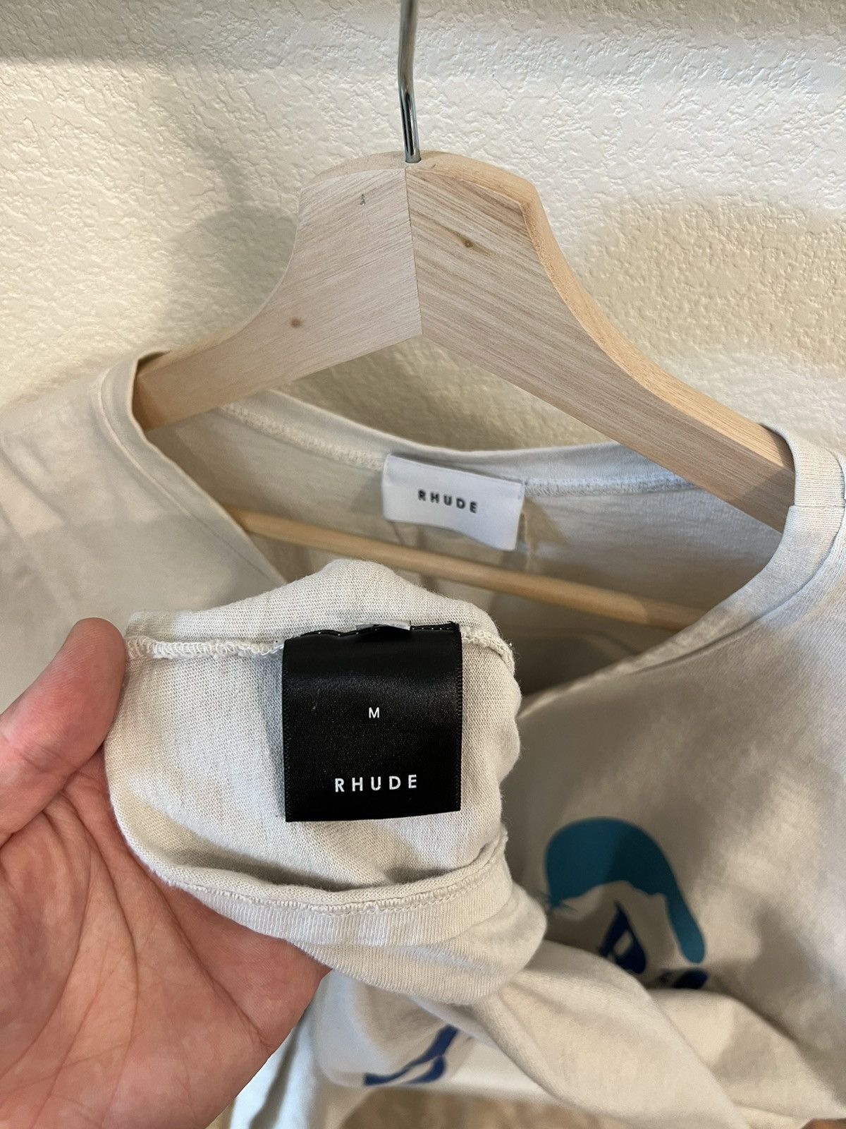 Rhude Rhude Moonlight tee Ssense beige M Size US M / EU 48-50 / 2 - 4 Thumbnail