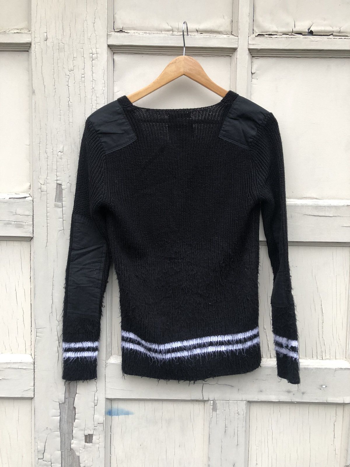 Maison MIHARA YASUHIRO FW13 Maison Miharayasuhiro Degradation Military Knit Sweater Size US M / EU 48-50 / 2 - 2 Thumbnail