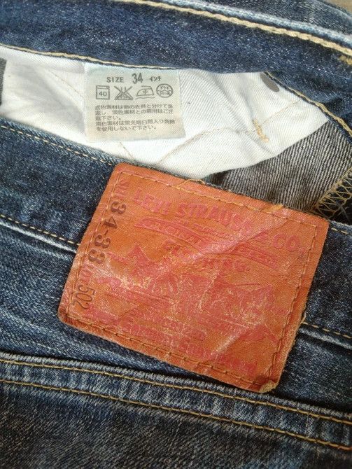 Levi's Vintage Levi's Jeans 502 Straight Leg Distressed Denim 33x28 Size US 33 - 10 Thumbnail