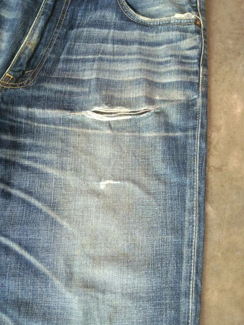 Levi's Vintage Levi's Jeans 502 Straight Leg Distressed Denim 33x28 Size US 33 - 7 Thumbnail