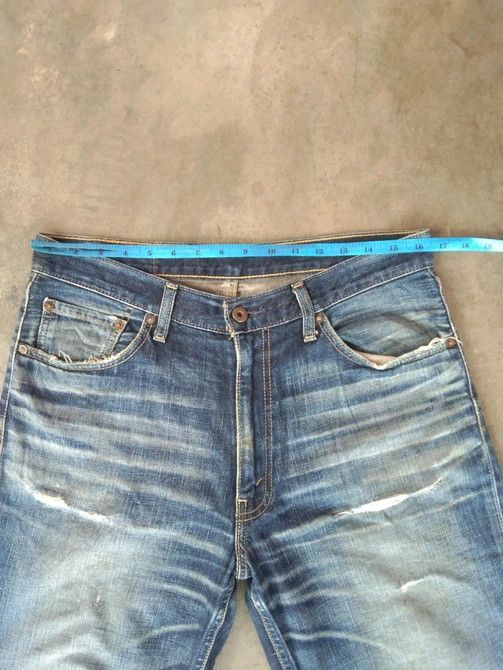 Levi's Vintage Levi's Jeans 502 Straight Leg Distressed Denim 33x28 Size US 33 - 8 Thumbnail