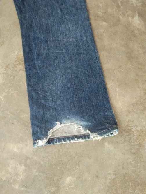 Levi's Vintage Levi's Jeans 502 Straight Leg Distressed Denim 33x28 Size US 33 - 3 Thumbnail