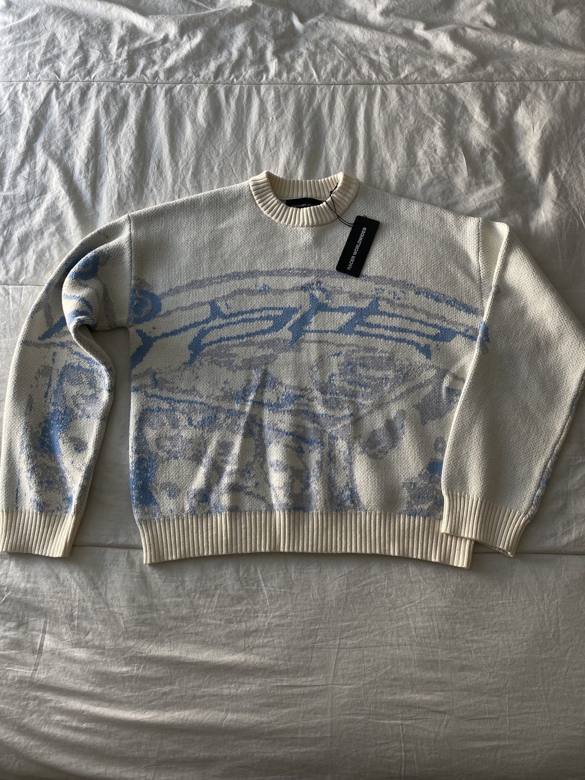 Racer Worldwide Racer Worldwide “Ice” Knit Sweater | Grailed