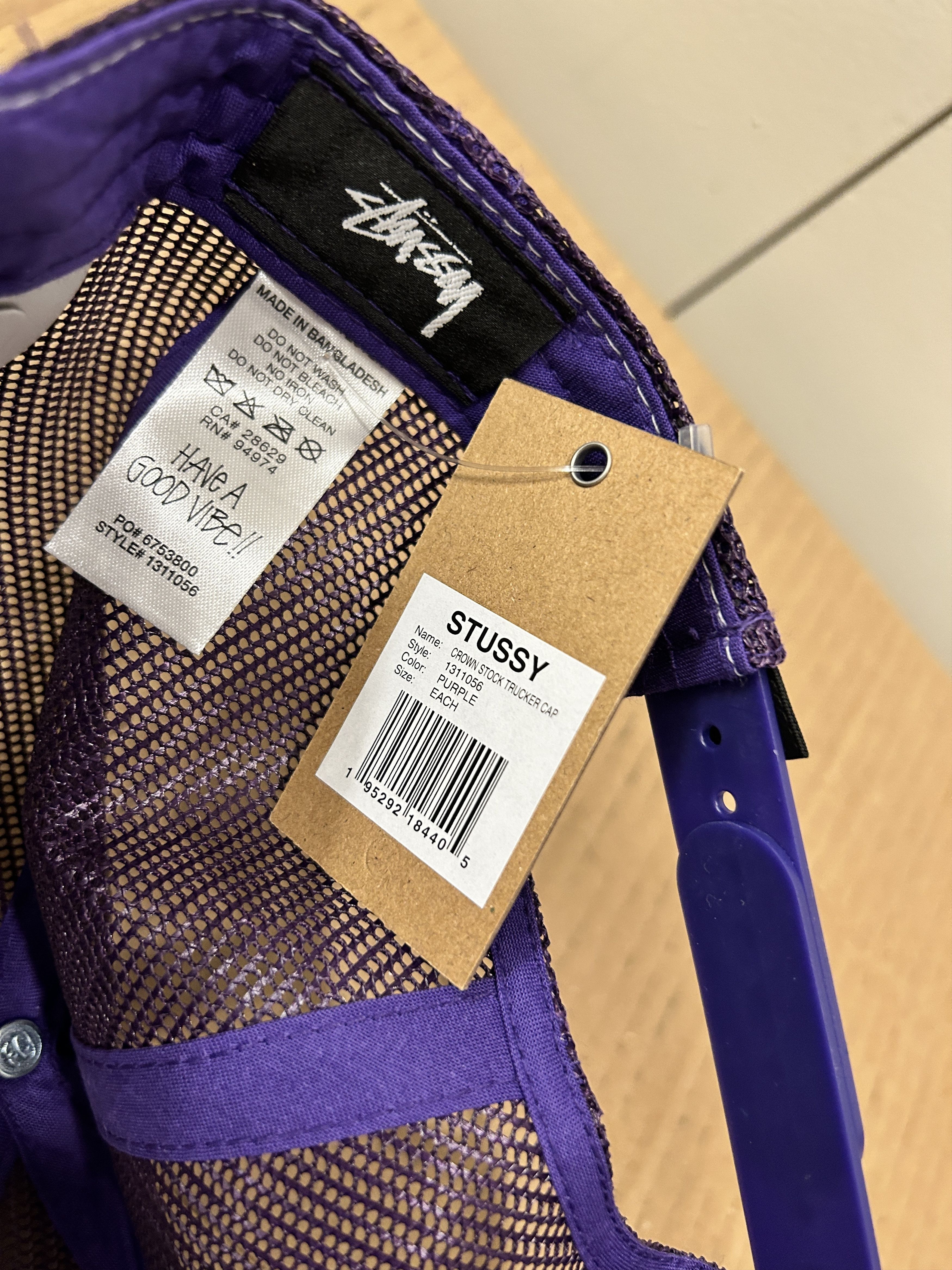 Stussy Stussy CROWN STOCK TRUCKER CAP Forest Size ONE SIZE - 4 Thumbnail