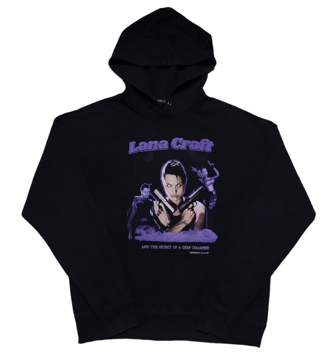 Angelina Jolie Lara Craft Tomb Raider rhinestones eye hoodie