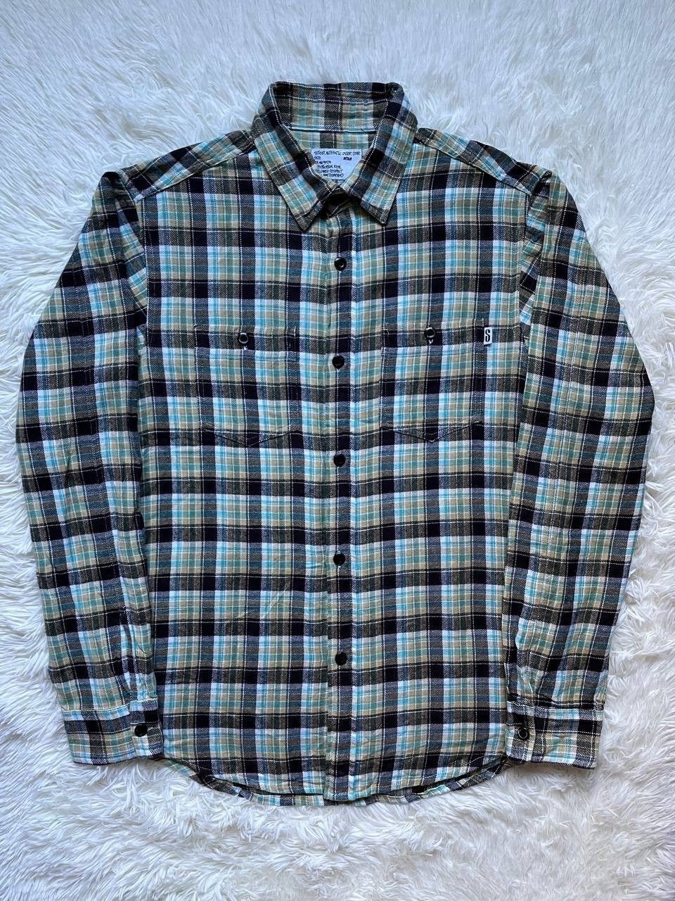 Vintage Vintage 90s Stussy Flannel Plaid Shirts | Grailed