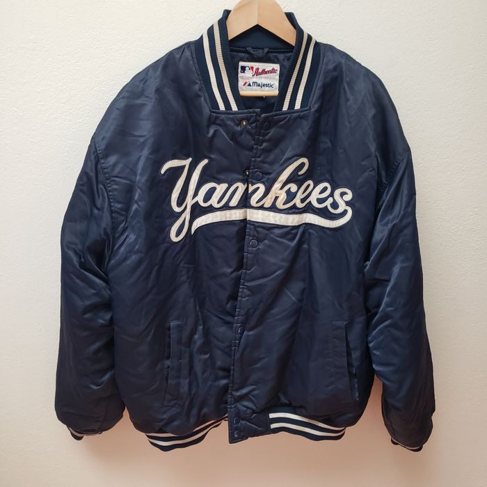 Majestic VINTAGE MAJESTIC NEW YORK YANKEES JACKET | Grailed