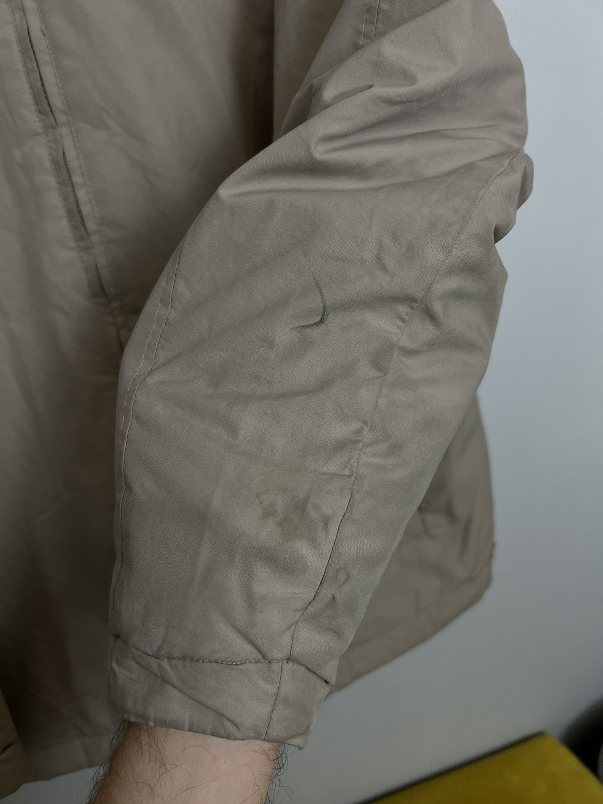 Nike Nike Vintage Y2k Beige Mini Swoosh Winter Jacket Hype Rare Size US L / EU 52-54 / 3 - 6 Thumbnail