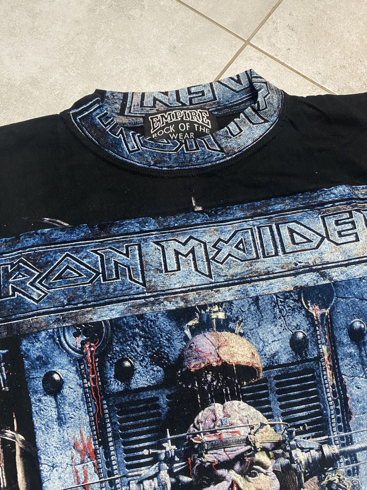 Band Tees Vintage 1995 Iron Maiden X Factor Rock Band Promo Tank Top Size US XL / EU 56 / 4 - 3 Thumbnail