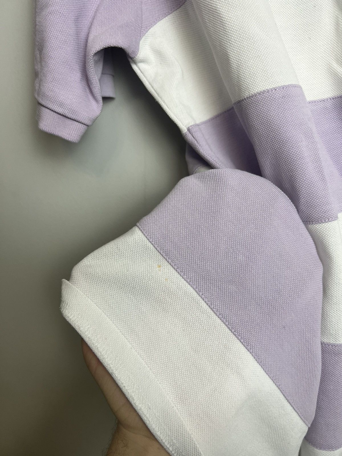 Vintage Rare Colour Yves Saint Laurent Vintage Polo Logo Lavender Size US L / EU 52-54 / 3 - 7 Thumbnail