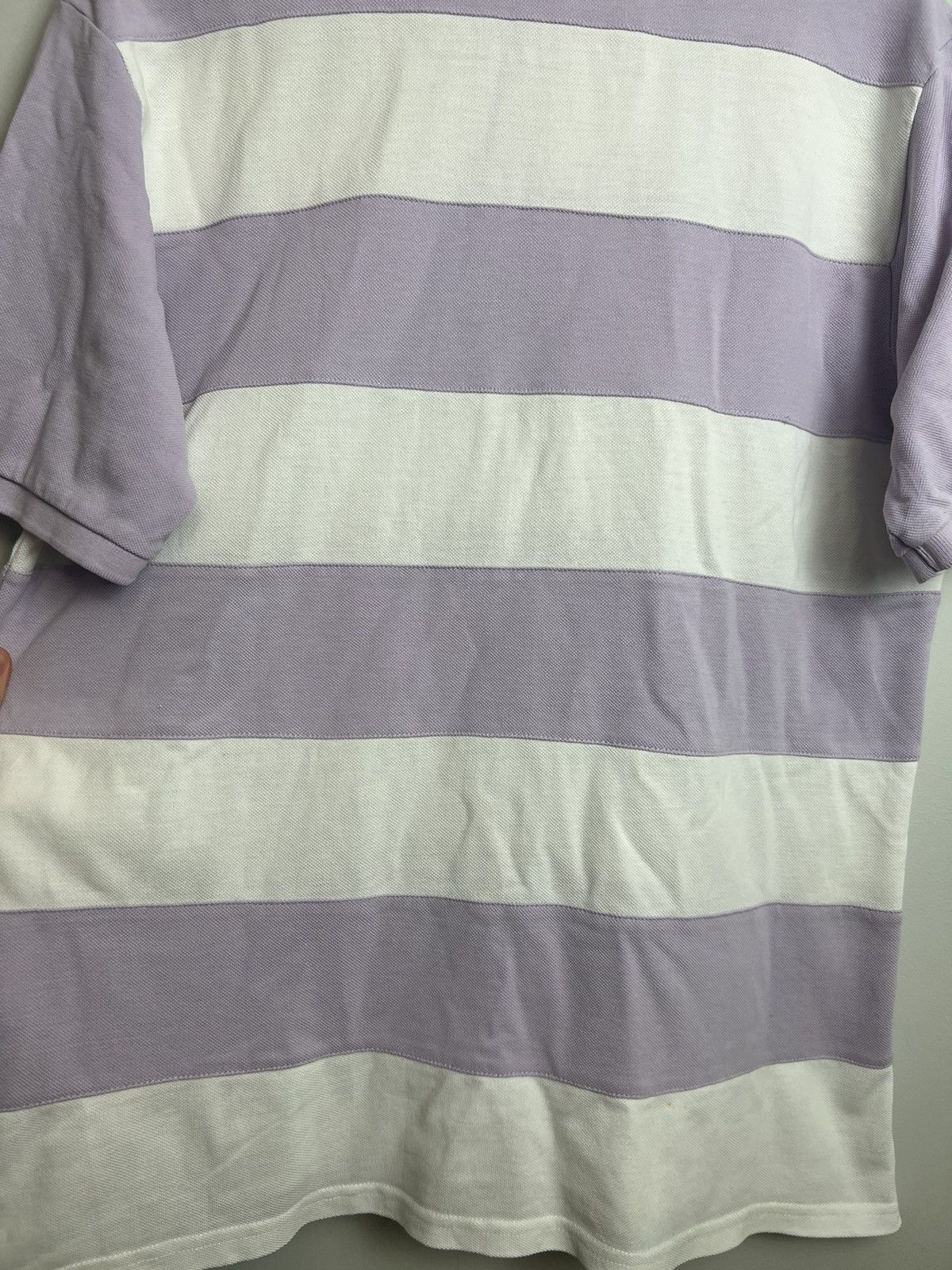 Vintage Rare Colour Yves Saint Laurent Vintage Polo Logo Lavender Size US L / EU 52-54 / 3 - 8 Thumbnail