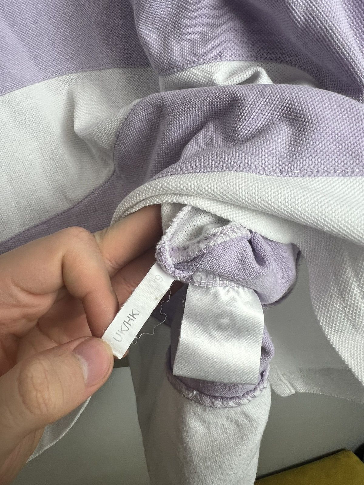 Vintage Rare Colour Yves Saint Laurent Vintage Polo Logo Lavender Size US L / EU 52-54 / 3 - 6 Thumbnail