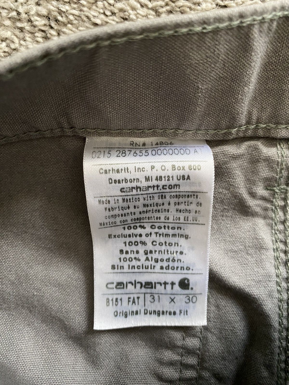 Carhartt × Vintage Vintage Carhartt Carpenter Dungaree Pant Size US 31 - 3 Thumbnail