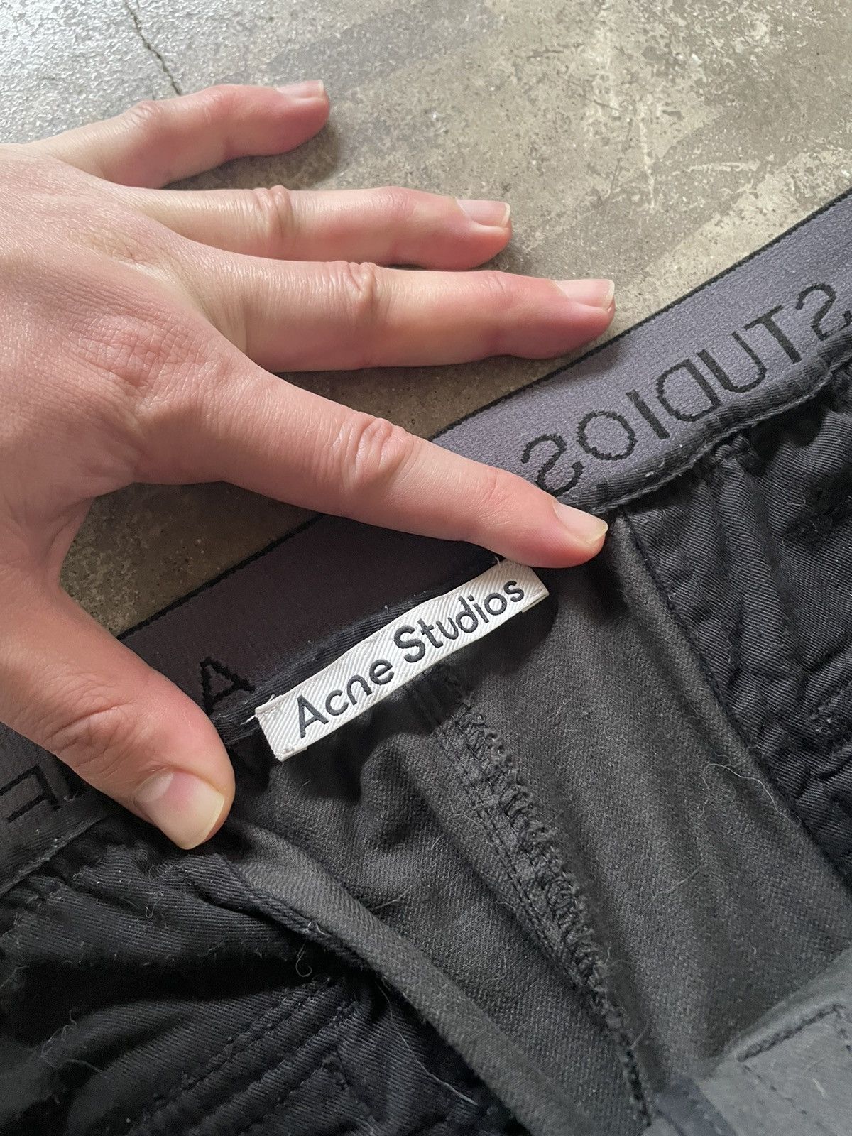 Acne Studios Acne Studios Grey Organic Cotton Cargo Pants Size US 32 / EU 48 - 5 Thumbnail