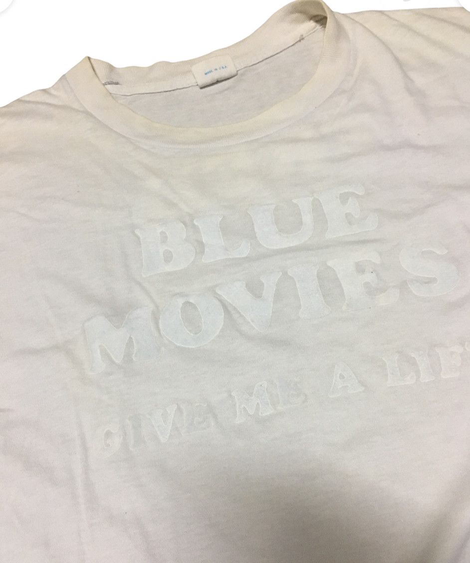 Vintage Trashed Blue Movies Give Me A Lift shirt