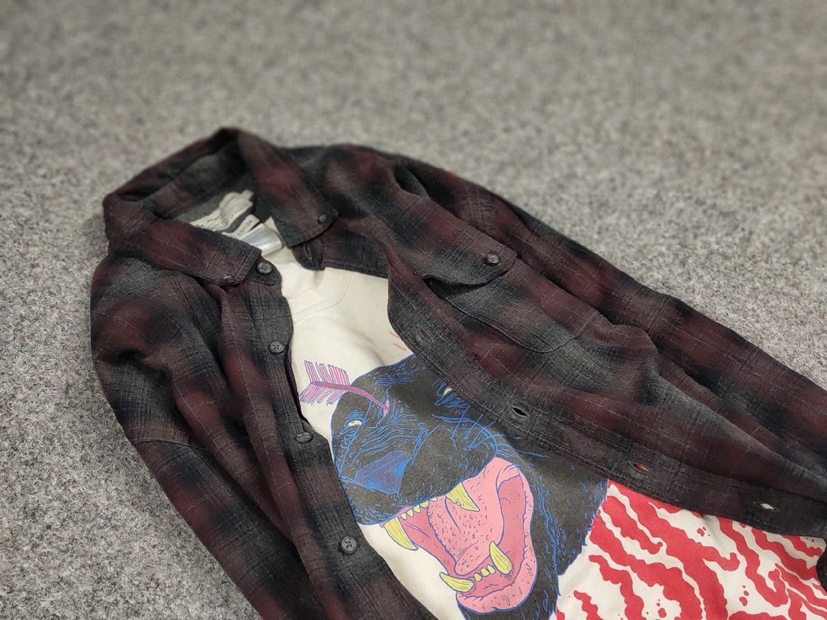 Flannel Vintage Flannel Shirt Plaid Checkered Travis Scott Size US L / EU 52-54 / 3 - 11 Thumbnail