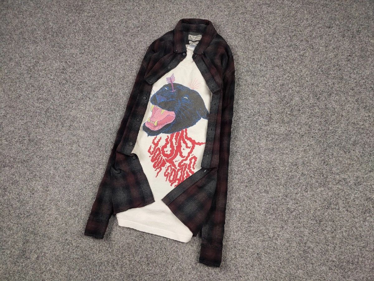 Flannel Vintage Flannel Shirt Plaid Checkered Travis Scott Size US L / EU 52-54 / 3 - 3 Thumbnail