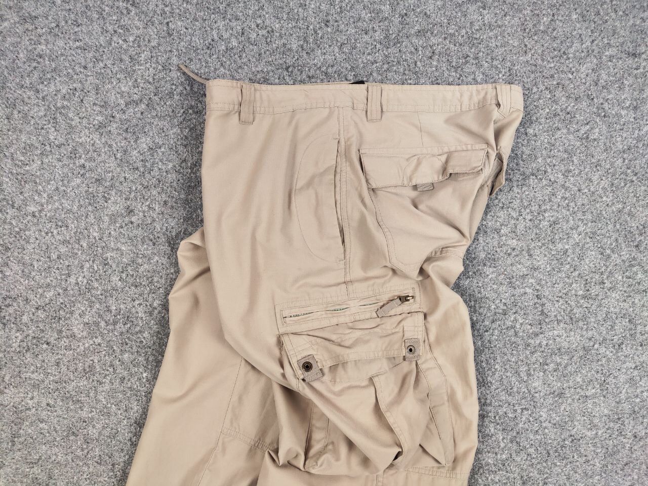 Japanese Brand Vintage 90s Cargo Zip Pants Travis Scott Japan Pocket Beige Size US 34 / EU 50 - 18 Thumbnail
