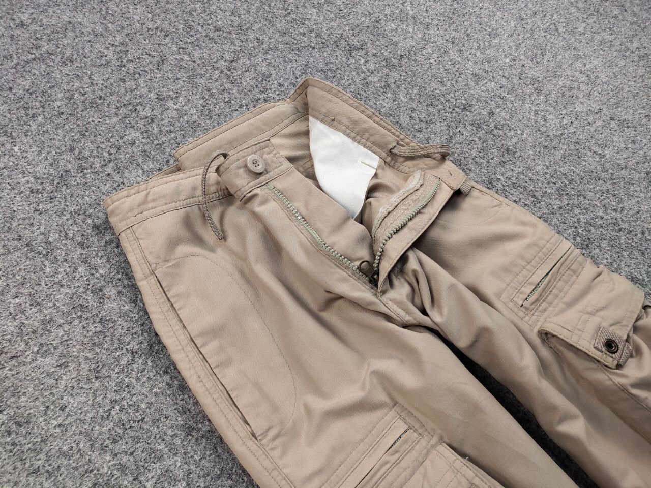 Japanese Brand Vintage 90s Cargo Zip Pants Travis Scott Japan Pocket Beige Size US 34 / EU 50 - 13 Thumbnail