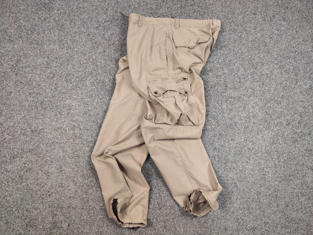 Japanese Brand Vintage 90s Cargo Zip Pants Travis Scott Japan Pocket Beige Size US 34 / EU 50 - 17 Thumbnail