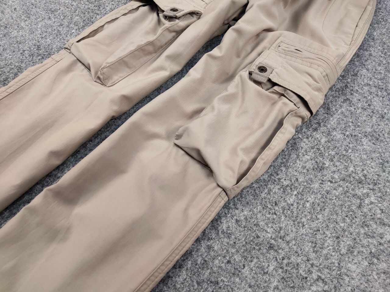 Japanese Brand Vintage 90s Cargo Zip Pants Travis Scott Japan Pocket Beige Size US 34 / EU 50 - 6 Thumbnail